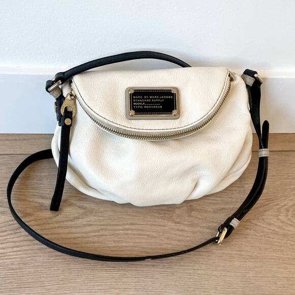 MARC JACOBS Mini Natasha Leather Crossbody Bag Colorblock - Picture 4 of 16